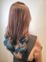 エイムヘアコルト 溝の口店(eim hair colt) グラデーション×ブルー