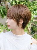 20代30代40代◎小顔ショートボブチョコレートカラー新宿代々木