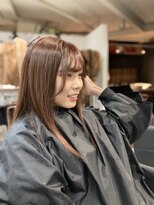 ラフ 難波店(LAFF) #黒髪#ボブルフ#ネビージュ#小顔#ワンレン