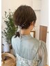 ゆるっとかわいいお呼ばれヘアセット*