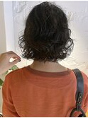【三ツ井純】無造作パーマ ボブパーマ スタイリング簡単 小顔
