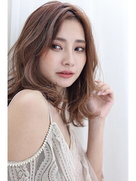 フレームプラス なんば駅前店(FRAME+) 【FRAME】色っぽふんわりミディ♪