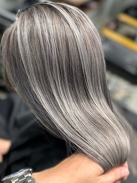 オルズ 渋谷(ALLZ) グレーケアブリーチハイトーンカラー髪質改善トリートメント