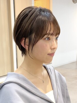 トト 船橋店(toto.) ☆ショートボブルフ小顔ワンレン黒髪ネビージュ秋色[船橋/津田沼