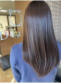 艶髪縮毛矯正髪質改善ストレート大人女子イメチェン清潔感