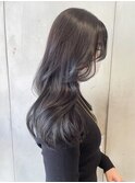 【田中杏実】フェミニンロングレイヤーxダークグレージュ