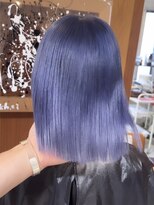 アンククロス 渋谷(ANKH CROSS)&nbsp;ブルーカラー/ブルーヘア/ブルージュ/ヘアカラーブルー/ブリーチ