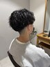 men'sカット+ツイストスパイラルパーマ ￥12,200