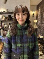 トレンチ(TRENCH)&nbsp;レイヤーカット　ロングパーマ　スパイラルパーマ