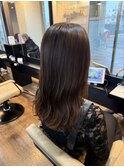 ピンクブラウン/ミディアム/トリートメント/髪質改善
