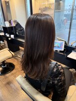 スタイル 皆実店(STYLE)&nbsp;ピンクブラウン/ミディアム/トリートメント/髪質改善
