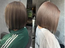 カジュアルさと可愛さの掛け算！【ブラウンベースのショートボブ】が大人気♪[ハイトーン/デザインカラー]
