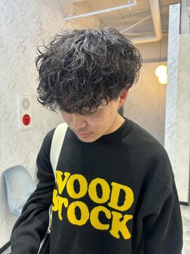 オム ブランシェ(HOMME BLANCHE’) 【Natsuki】強めのシャドウパーマ