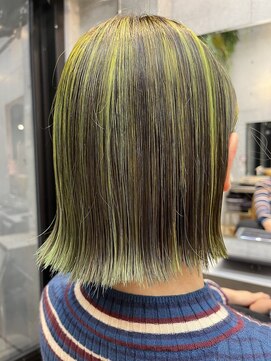 ココ 西葛西南口店(COコ) ネオングリーンバレイヤージュ|西葛西ブリーチ|西葛西ハイトーン