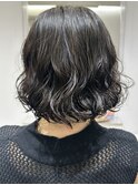 大きめボブパーマ