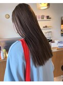 切りっぱなしロング
