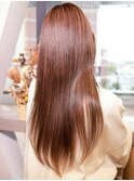 ■ハイライト/艶ボルドー/レディレッド/エアストレート元町12-4