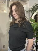 夏カラー大人洒落感オリーブグレージュ