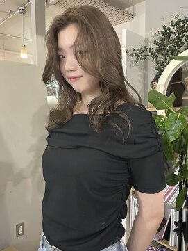 夏カラー大人洒落感オリーブグレージュ