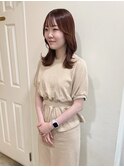 【MIO】アプリコットオレンジベージュ×大人ガーリー