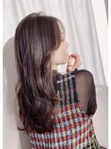 パープルグレージュロング【登戸髪質改善オージュア】