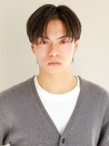 ヘアサロン ガリカ 表参道(hair salon Gallica)&nbsp;メンズカット/黒髪短髪ツーブロックセンターパート