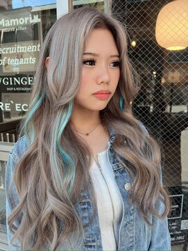 ルフレ 新宿本店2nd(Reflet) ◎シルバー×ライトブルー