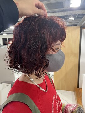 ネアー 新潟(NEER) ブリーチパーマ/レイヤーボブ[万代/新潟駅］