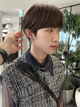 暗めカラー/韓国風巻き/レイヤーカット/髪質改善/縮毛矯正/銀座