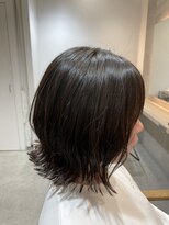 エリマ 横浜西口(elima) 横浜西口イルミナカラーレイヤーボブウルフショートヘアベージュ
