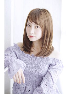 ティエル 町田店(tiel) 【町田】セミロングレイヤー