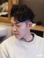 スター(STAR) 【あま市メンズ】ツーブロック×波巻きショート×顔剃り