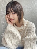テラス 世田谷 経堂(Terrace)&nbsp;レイヤーボブ_インナーカラー