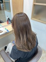 インパークス 王子店(INPARKS)&nbsp;ベージュカラー　ブリーチなし　海外風　レイヤー［王子］