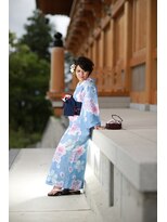 オーバーキャプテンネイキッド(OVER CAPTAIN NAKED)&nbsp;アラフォー浴衣撮影♪ボリューミー編み込ヘアアレンジ