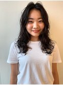 【LA PENSEE】外国人風スパイラルパーマ