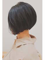 モリオ フロム ロンドン イオンモール 熊本店(morio FROM LONDON)&nbsp;【morio熊本】大人かわいい黒髪×前下がりショートボブ.k