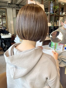 リバレッジ 広尾(Leverage) まとまる大人ボブ【広尾・恵比寿】担当 濱口