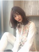 鎖骨ミディアム×スモーキーグレージュ×所沢