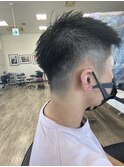 【札幌平岡 メンズフェードカット 藤原有貴】