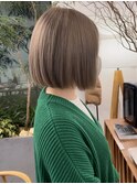 ミルクティーベージュ/ホワイトベージュ