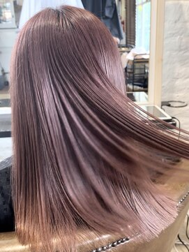 ボタニカル(BOTANICAL) ブリーチオンカラーBOUQUET PINK　/ 髪質改善縮毛矯正