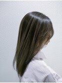 【salon de feel】 大人の白髪ぼかしハイライト×バレイヤージュ