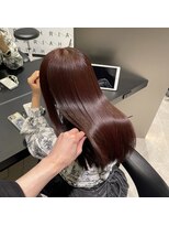 エイチエムヘアー サッポロ(HM HAIR Sapporo) レッドブラウン韓国風レイヤー