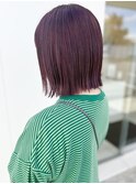 ボブ×ラベンダー