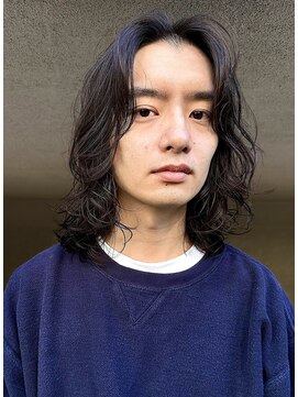 ナループロアオハナ(Nalu pu loa ohana) メンズウルフパーマ/メンズロン毛パーマ/レイヤーパーマ