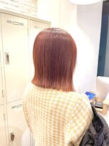 ジプソ 池袋西口(Gypso)&nbsp;暖色系カラーときりっぱなしのボブ