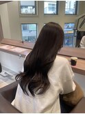 【暗髪うる艶】オリーブベージュ×髪質改善トリートメント