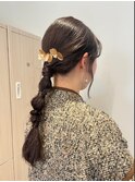 編みおろし/玉ねぎヘア