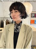 ケアパーマ　ニュアンスボブパーマ　